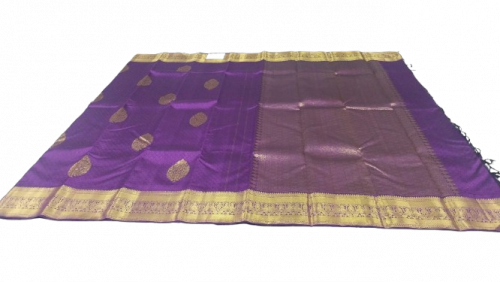 ARNI SILK HALF FINE ZARI SAREE WITH BLOUSE